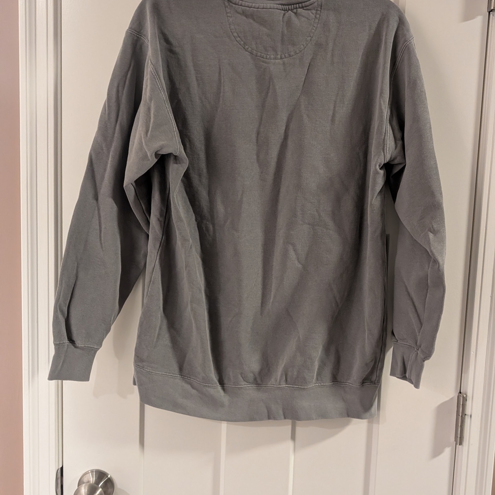 Comfort Colors Halloween Spooky Gray Sweatshirt - Picture 3 of 3